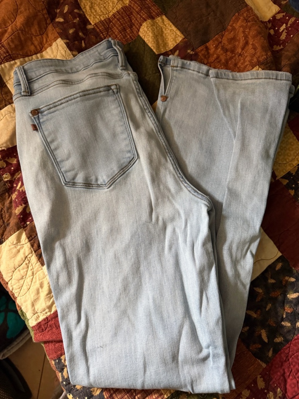 Judy Blue Light Wash Wide Leg Jeans